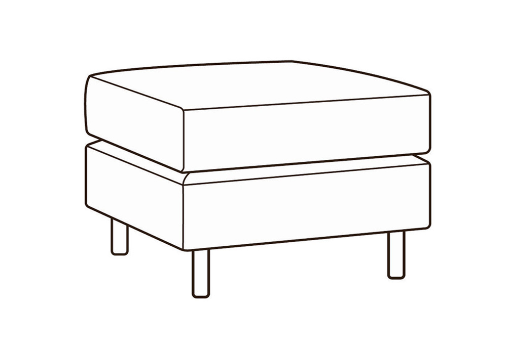 Банкетка 1-местная Домино