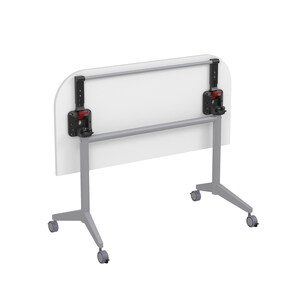 Складной радиусный стол-трансформер с фиксаторами