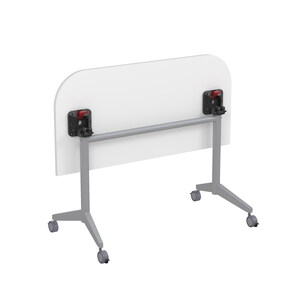 Складной радиусный стол-трансформер Simple с фиксаторами