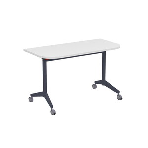 Складной радиусный стол-трансформер Simple с фиксаторами