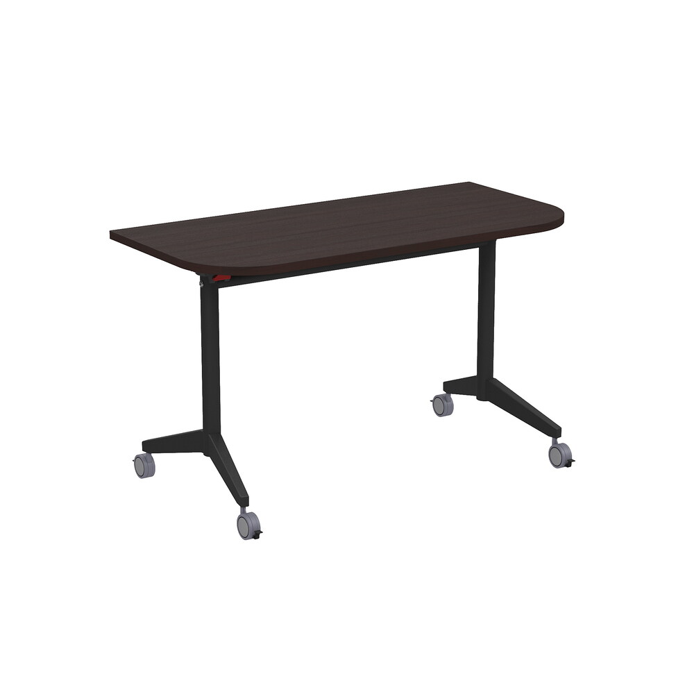 Складной радиусный стол-трансформер Simple с фиксаторами