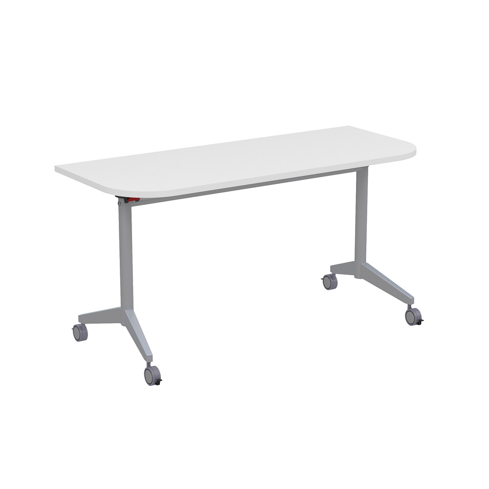 Складной радиусный стол-трансформер Simple с фиксаторами