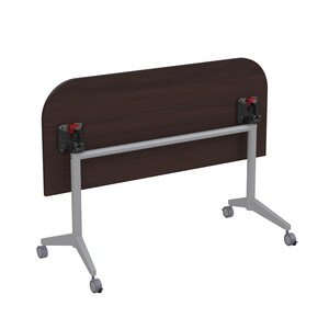 Складной радиусный стол-трансформер Simple с фиксаторами