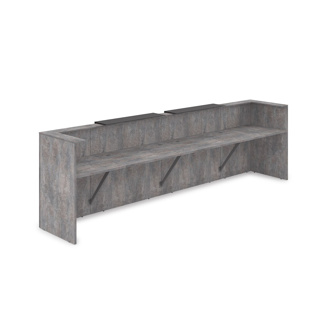 Комплект Ресепшн с фартуком HPL (без подсветки)