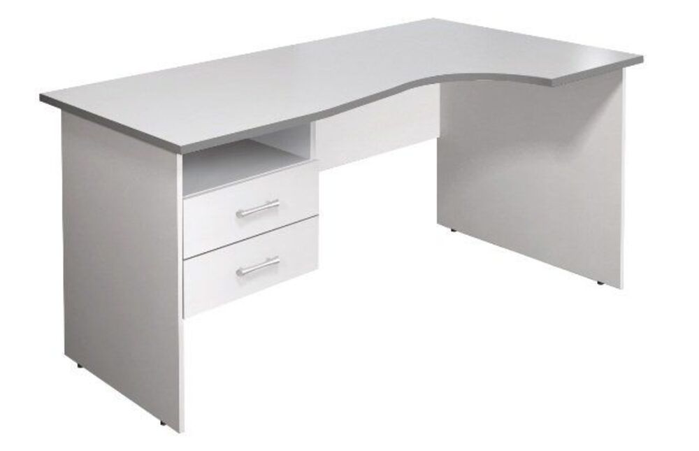 Стол криволинейный с тумбой (правый)