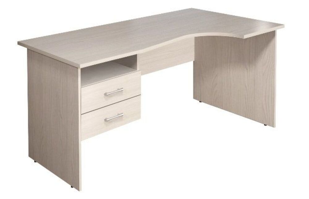 Стол криволинейный с тумбой (правый)