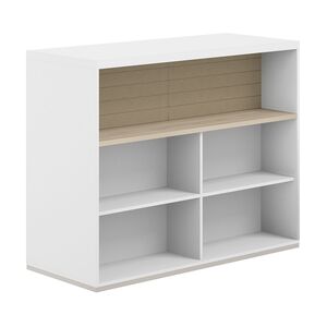 Стеллаж-комбо 2-стор. 1438 с топом, с экраном тканевым высоким