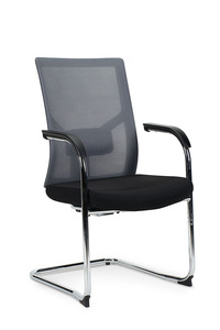 Кресло для посетителя Сильвия black/gray CF