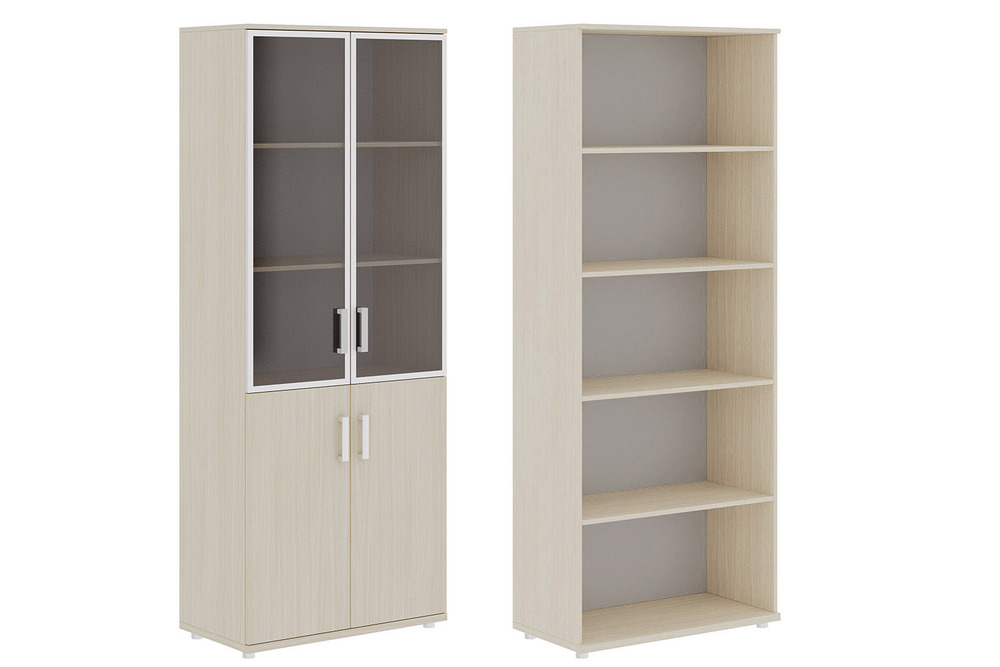 Шкаф для бумаг со стеклом