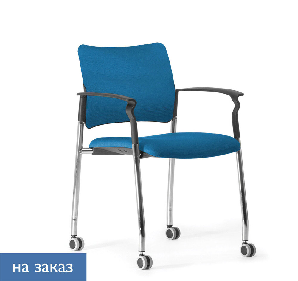 PINKO Кресло обитое, на колесах