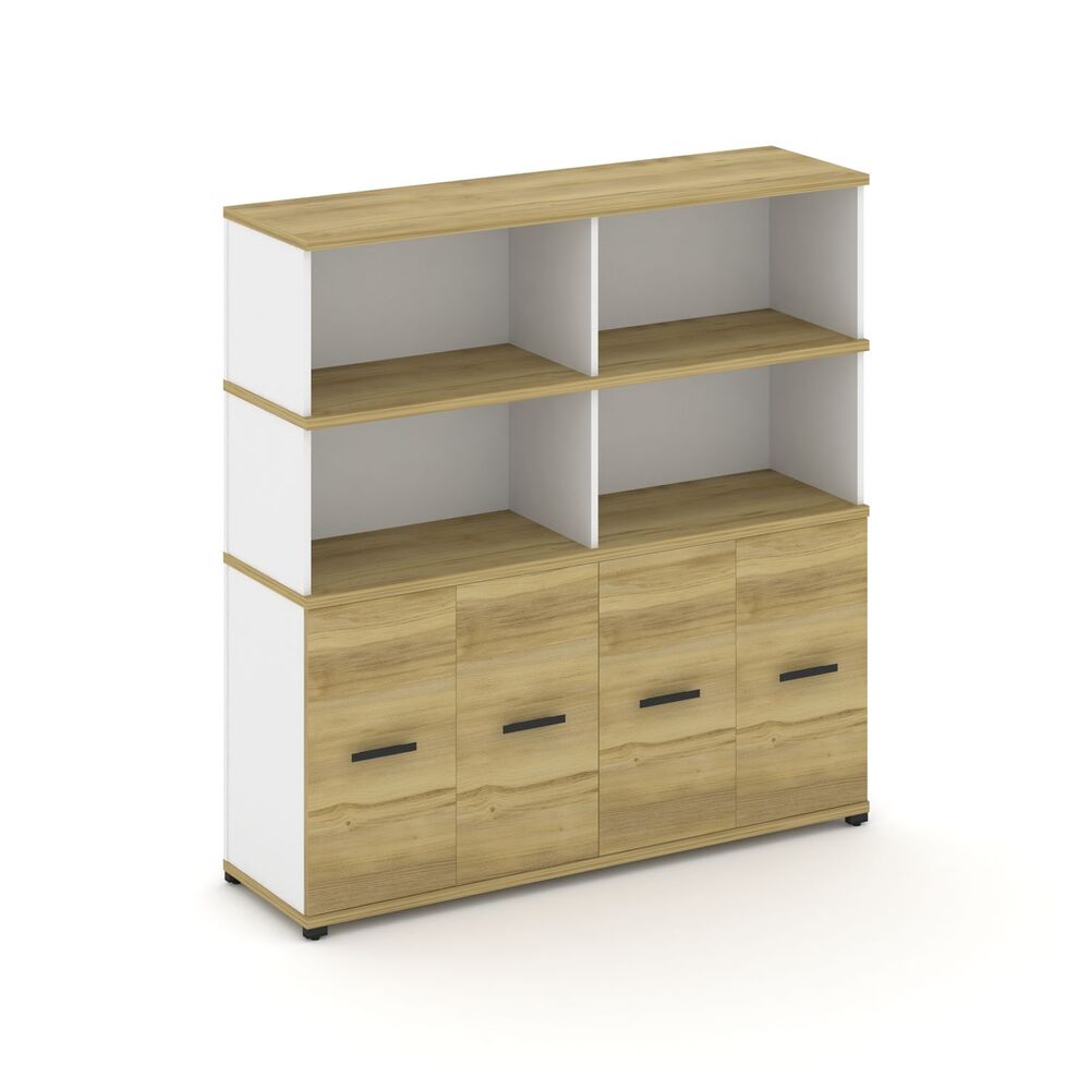 Шкаф распашной опорный/приставной с надставкой высокой