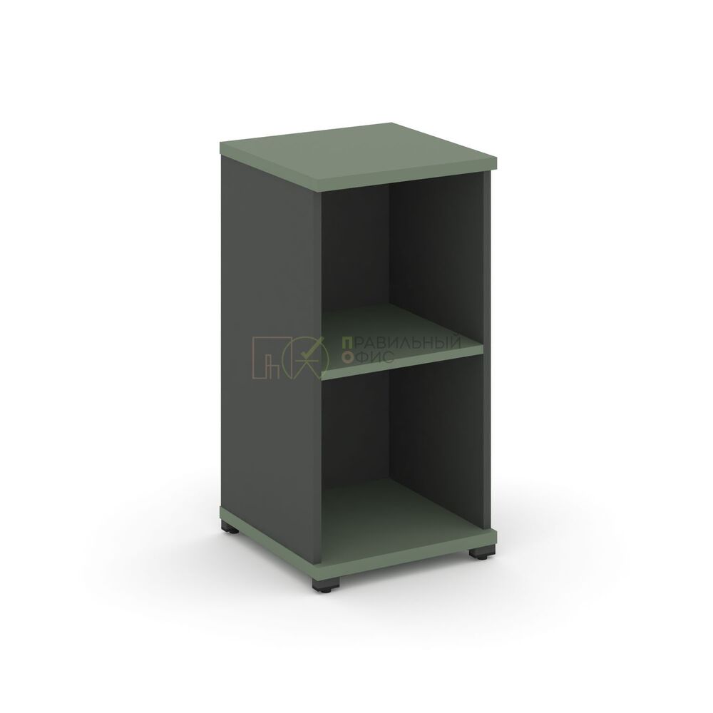 Стеллаж одна узкая секция, 2 ниши