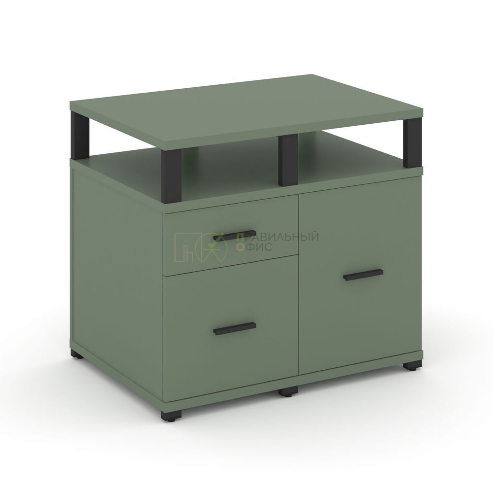 Тумба приставная сервисная с надставкой широкой