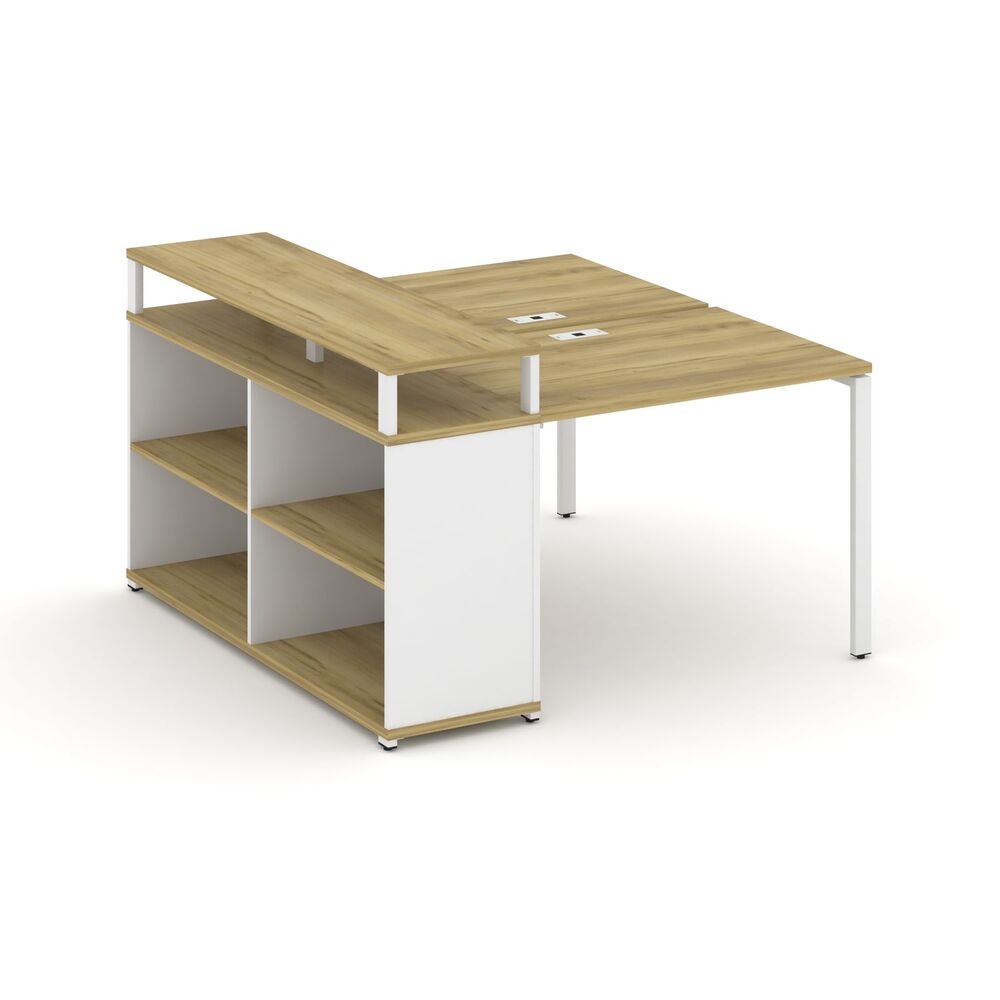 Рабочая станция с опорным стеллажом с верхним горизонтом