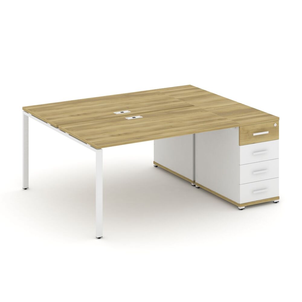 Рабочая станция с одной опорной тумбой