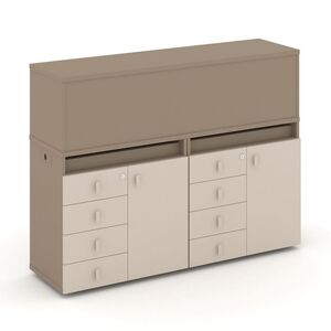 Набор №3. Тумба двойная+низкая надставка