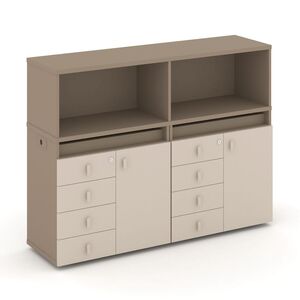 Набор №3. Тумба двойная+низкая надставка