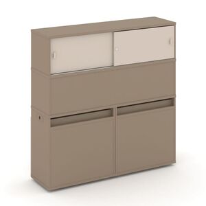 Набор №6. Тумба двойная+высокая надставка