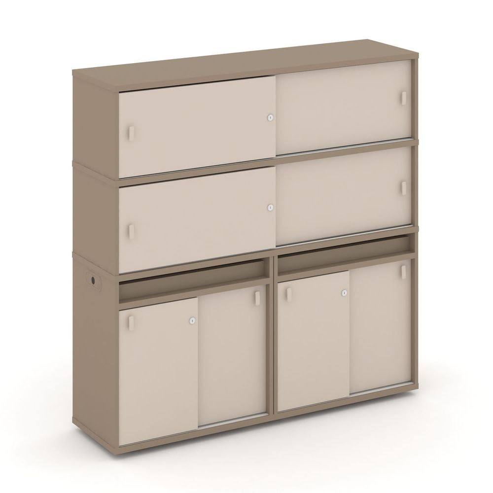 Набор №8. Тумба двойная+высокая надставка