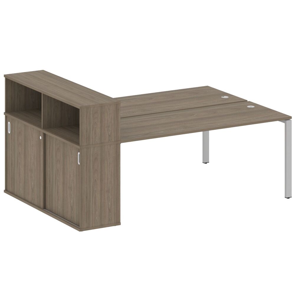 Рабочая станция с опорным шкафом-купе