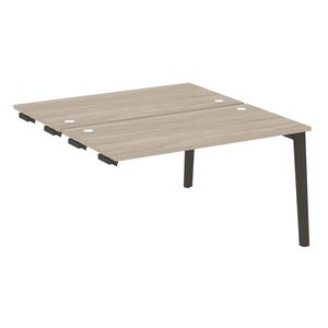 Стол-приставка двойной к опорным элементам (опоры - массив дерева)