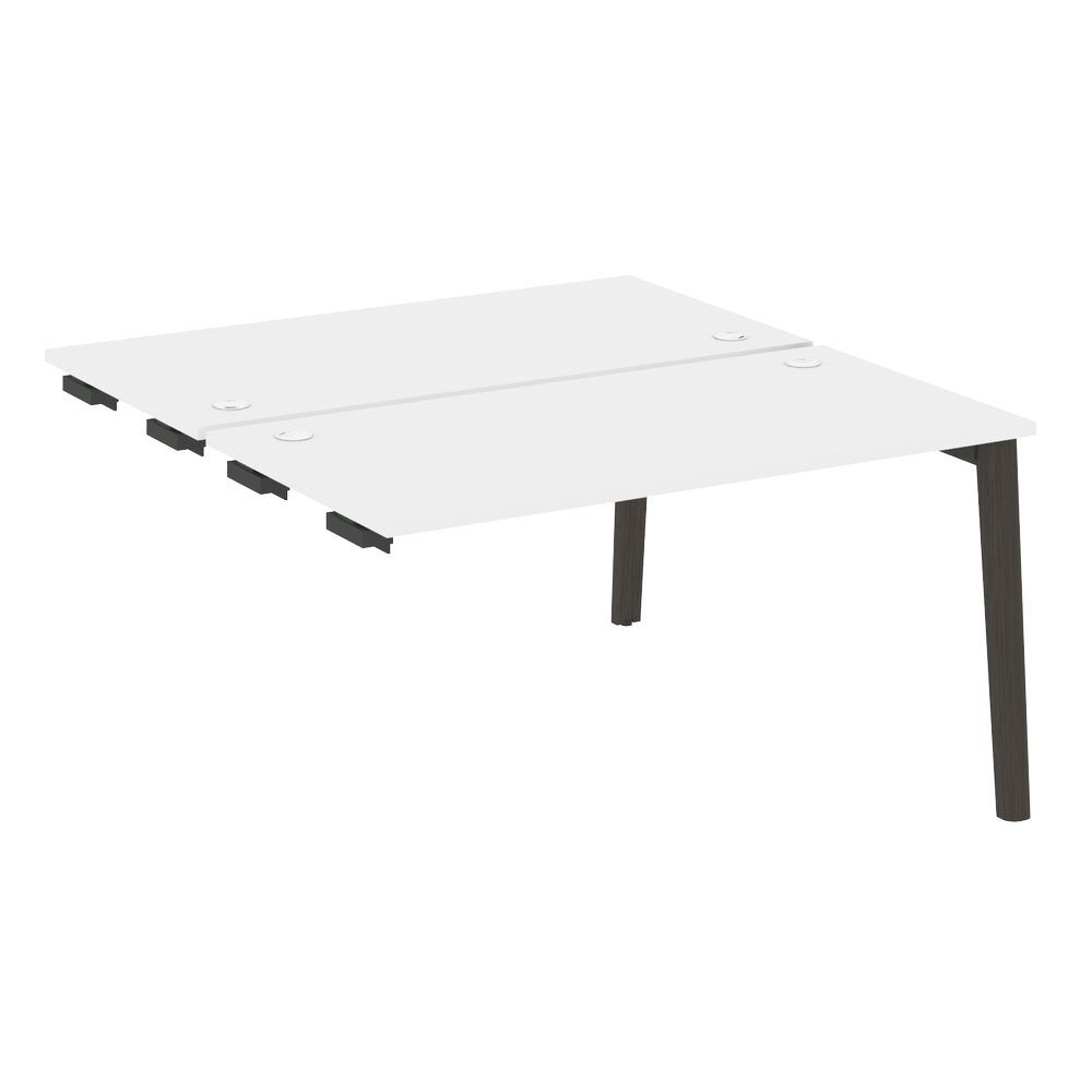 Стол-приставка двойной к опорным элементам (опоры - массив дерева)