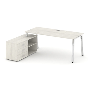 Style Project Direct Lux Стол письменный с греденцией левой