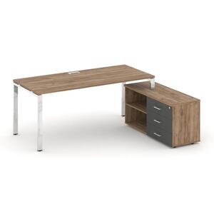 Style Project Direct Lux Стол письменный с греденцией правой