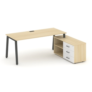 Style Project Direct Стол письменный с греденцией правой