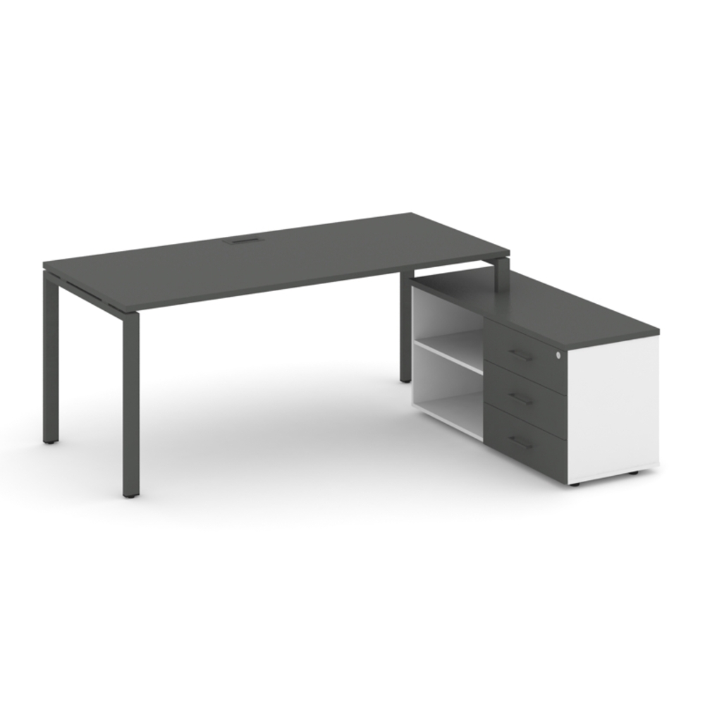 Style Project Direct Стол письменный с греденцией правой