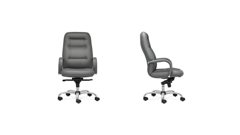 Кресло с высокой спинкой на крестовине