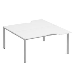 Рабочая станция со столами на опорах КФ (2х160)